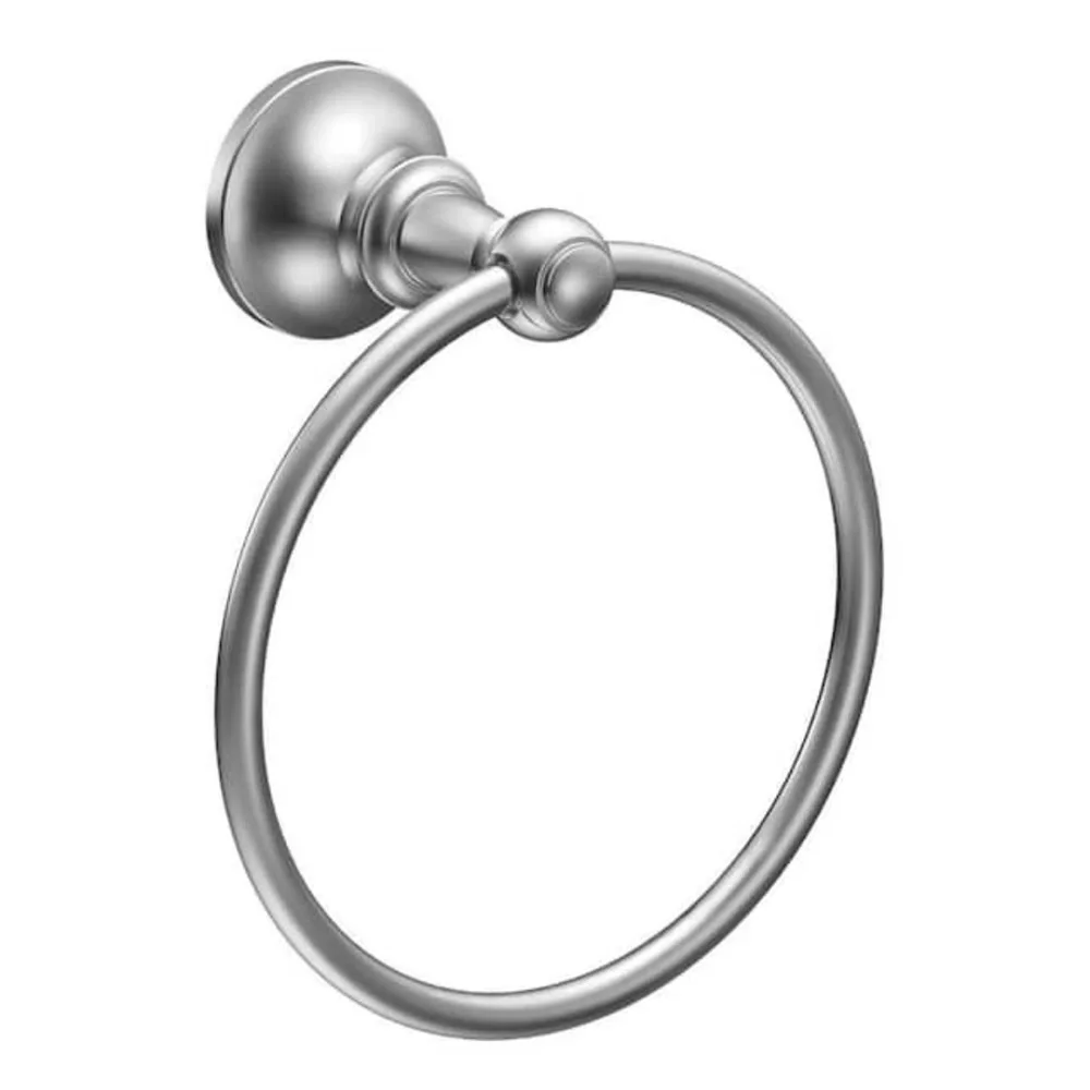 Moen Vale towel ring Chrome finish new with box bathroom accessories